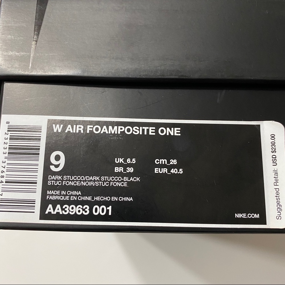 NIKE AIR FOAMPOSITE ONE - Picture 6 of 6